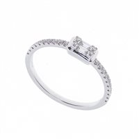 Ring Salvini Woman Magia in White Gold 0.13 Ct 20094122 - 20094122